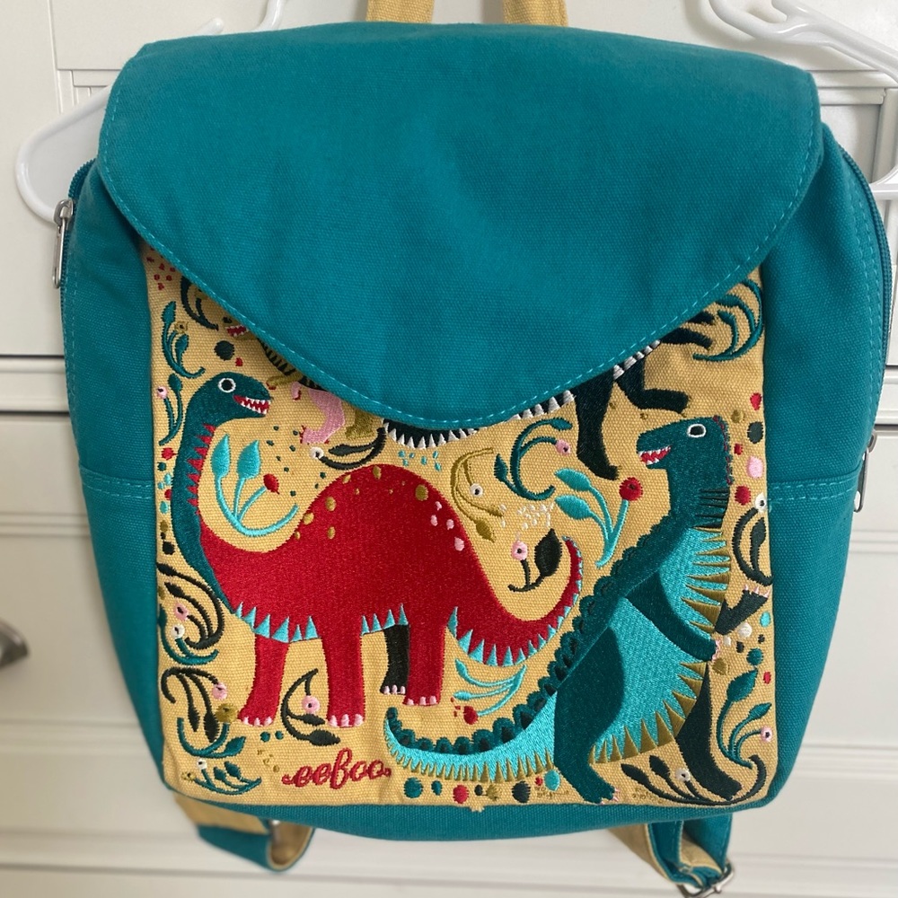 DINOSAUR PARTY SMALL BACKPACK, BY EEBOO